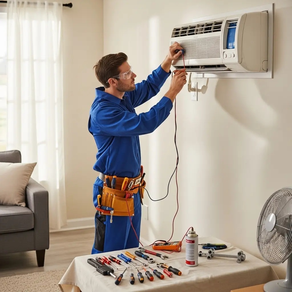 Güdül Termodinamik Termodinamik klima gaz dolumu ve bakım – Enerji verimliliği artırıldı. - Teknik servis örneği